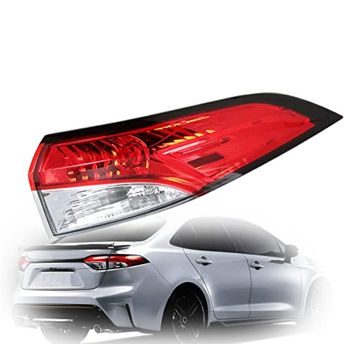 1-Pack Right Outer Rear Tail Light Brake Lamp Replacement for Corolla 2020