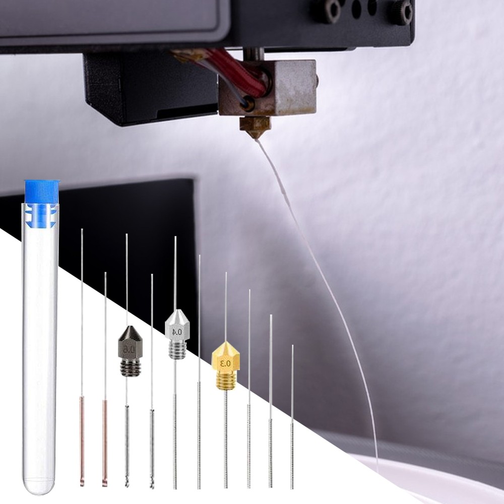 3D Printer Nozzle Needle Nozzle Cleaning Needles 3D Printer Parts 2 Sets