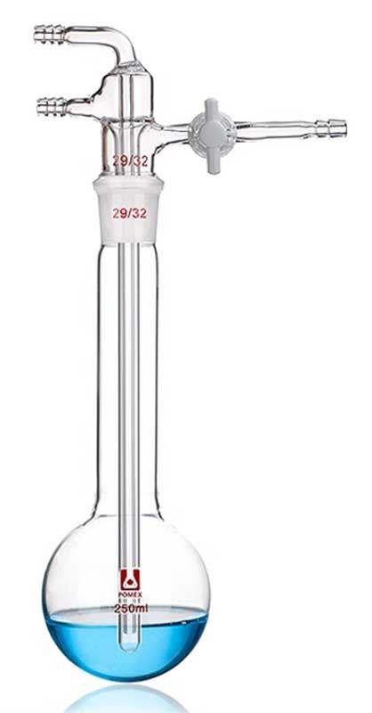 Micro Sublimator Set, Borosilicate Glass, PTFE Valve, Chemical Lab Use