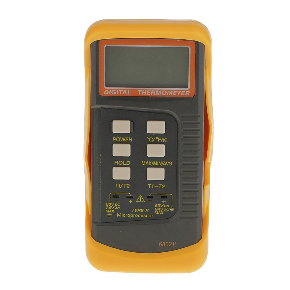 LCD Digital Thermometer 2 K-Type Dual Two Channel