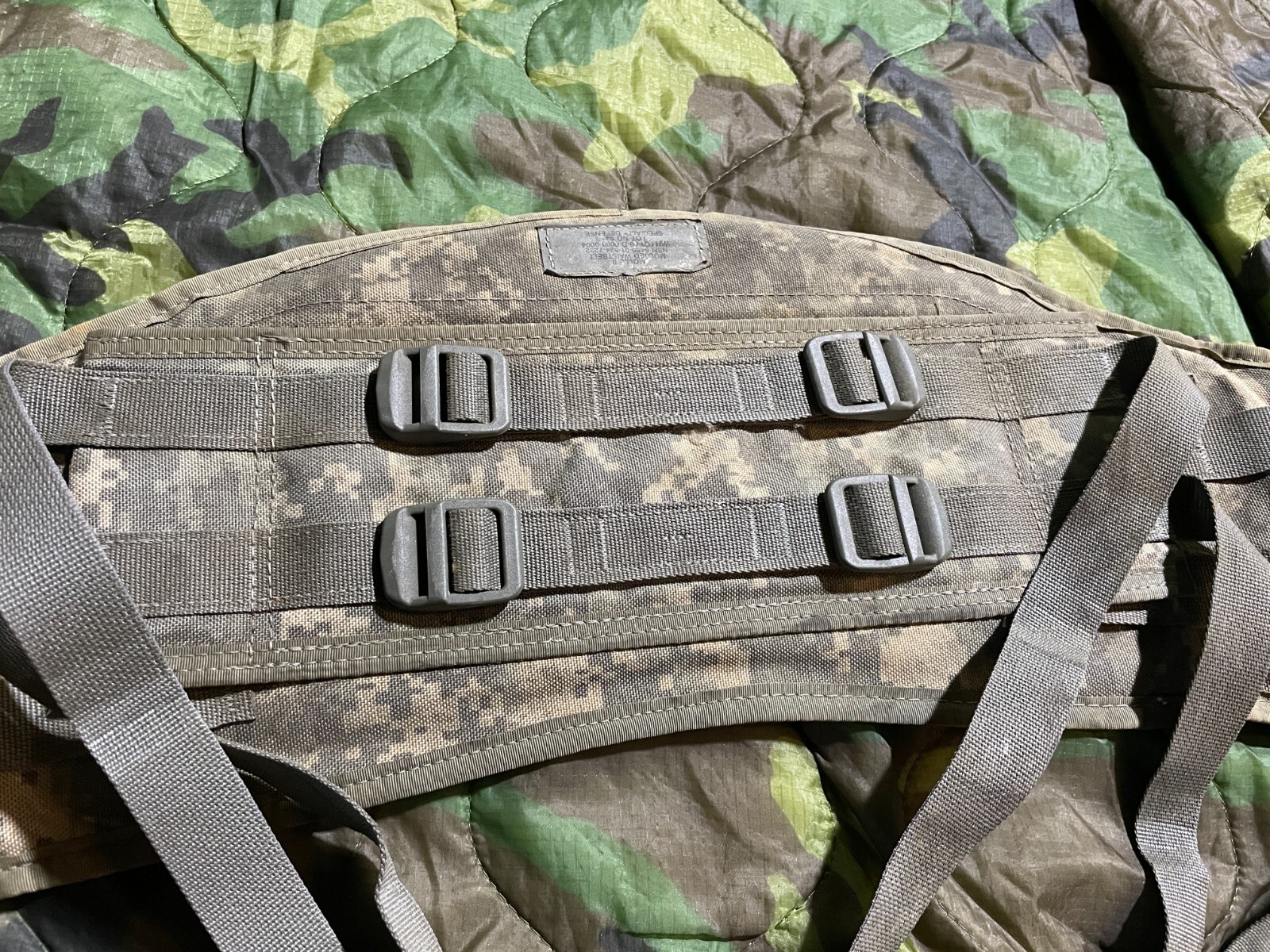 Complete USGI MOLLE Large Rucksack Field Pack Set Frame Pouches Straps ACU EXC