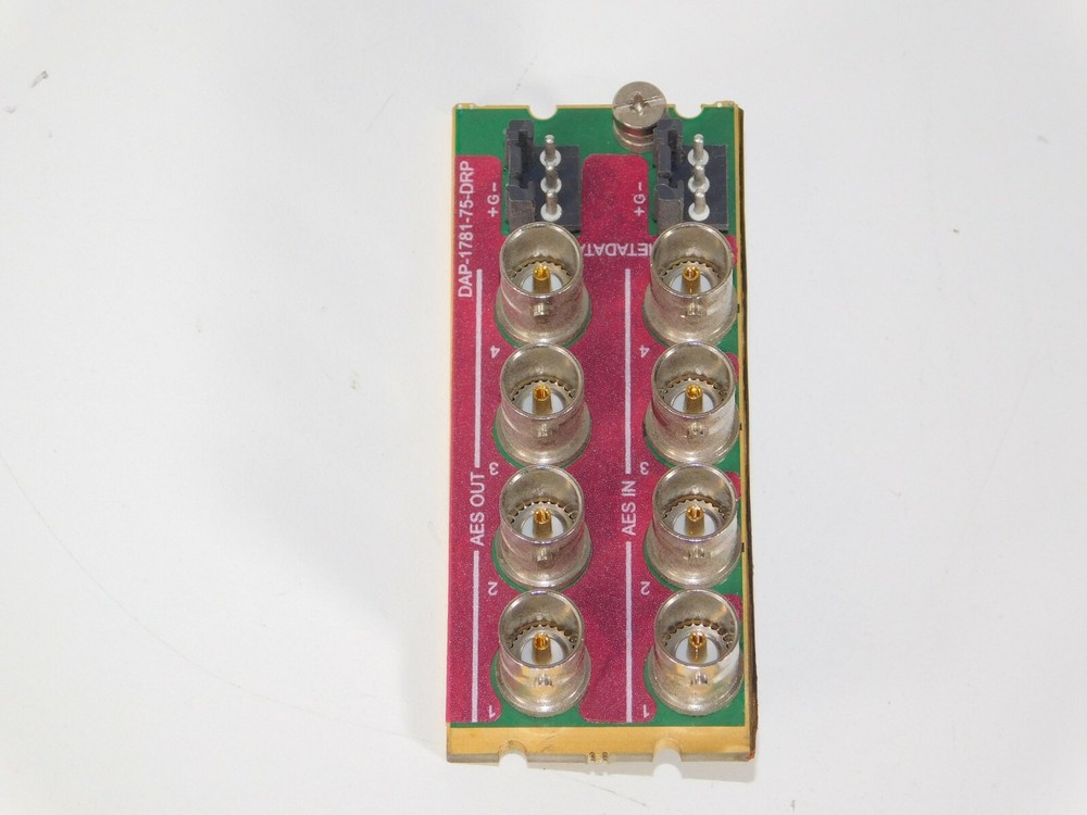 Grass Valley Miranda DAP-1781 8 Channel Digital Audio Processor Card Module Unit