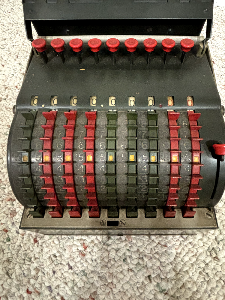 Star Calculator Register Adding Machine By Todd Protectograph Co. NY Antique