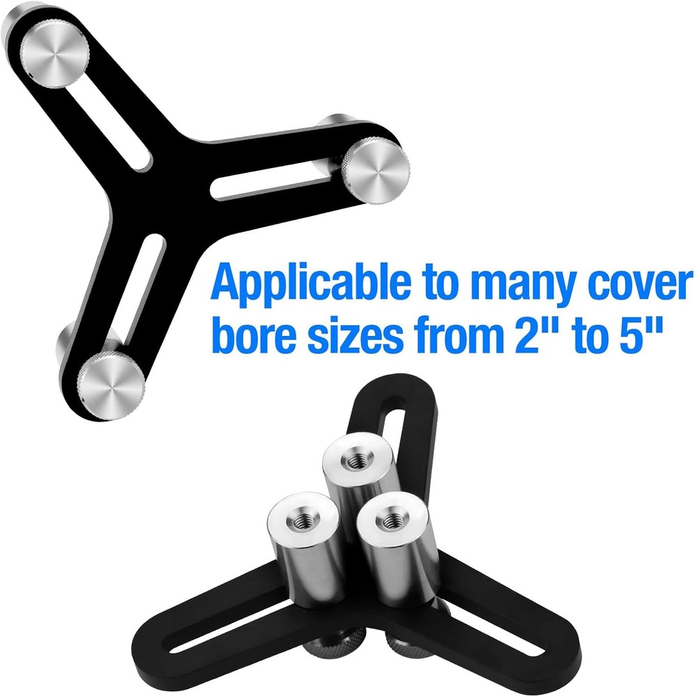 Universal Piston Ring Squaring Tool for End Gap Fit 2-5inch