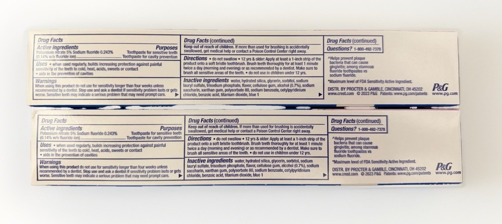 4-Pack Crest Premium Sensitive Toothpaste 5.2oz - EXP 10/2026