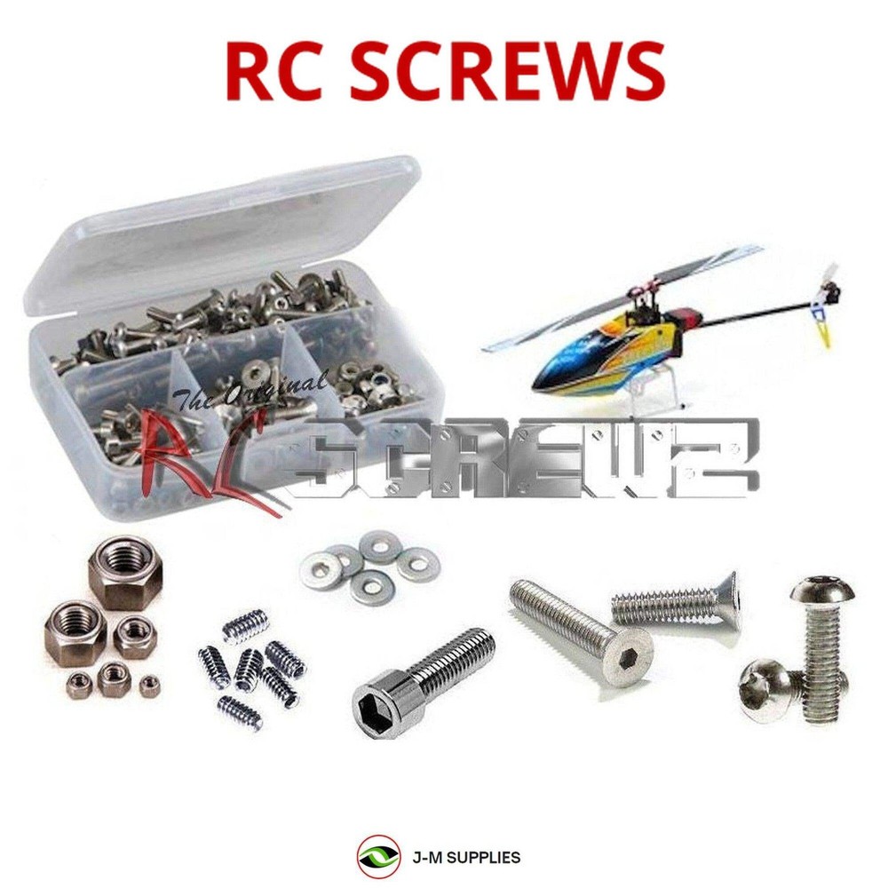 RCScrewZ Stainless Screw Kit alg032 for Align 150 DFC | SET