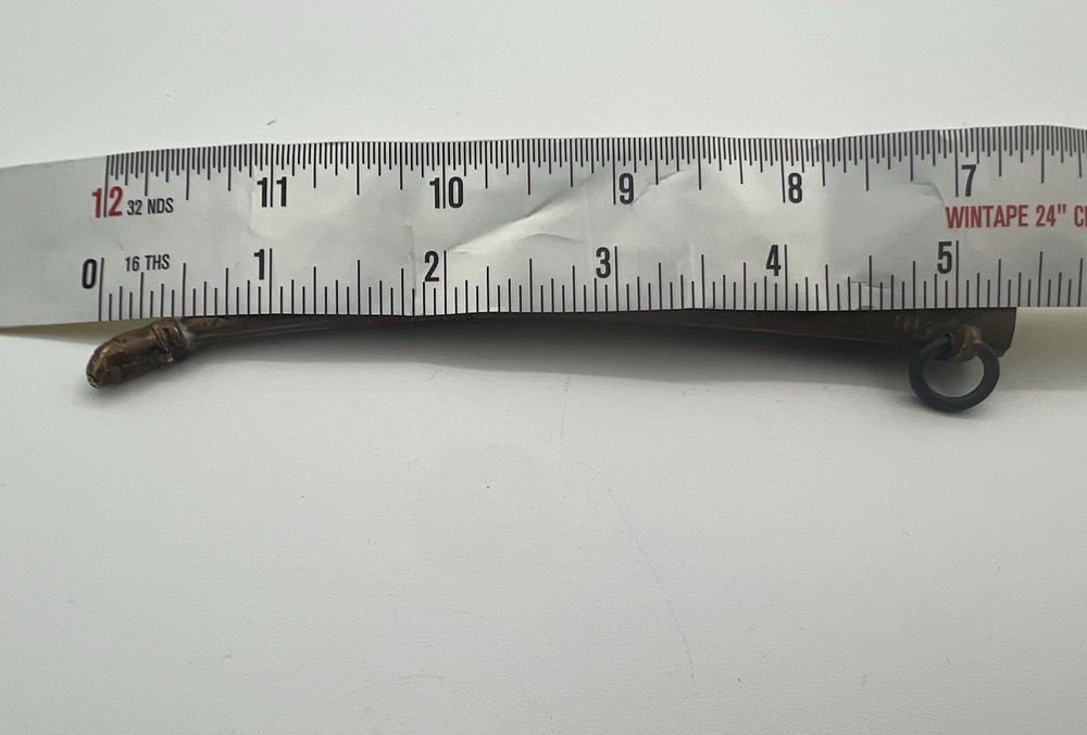 Vintage Brass Middle East Dagger Sheath