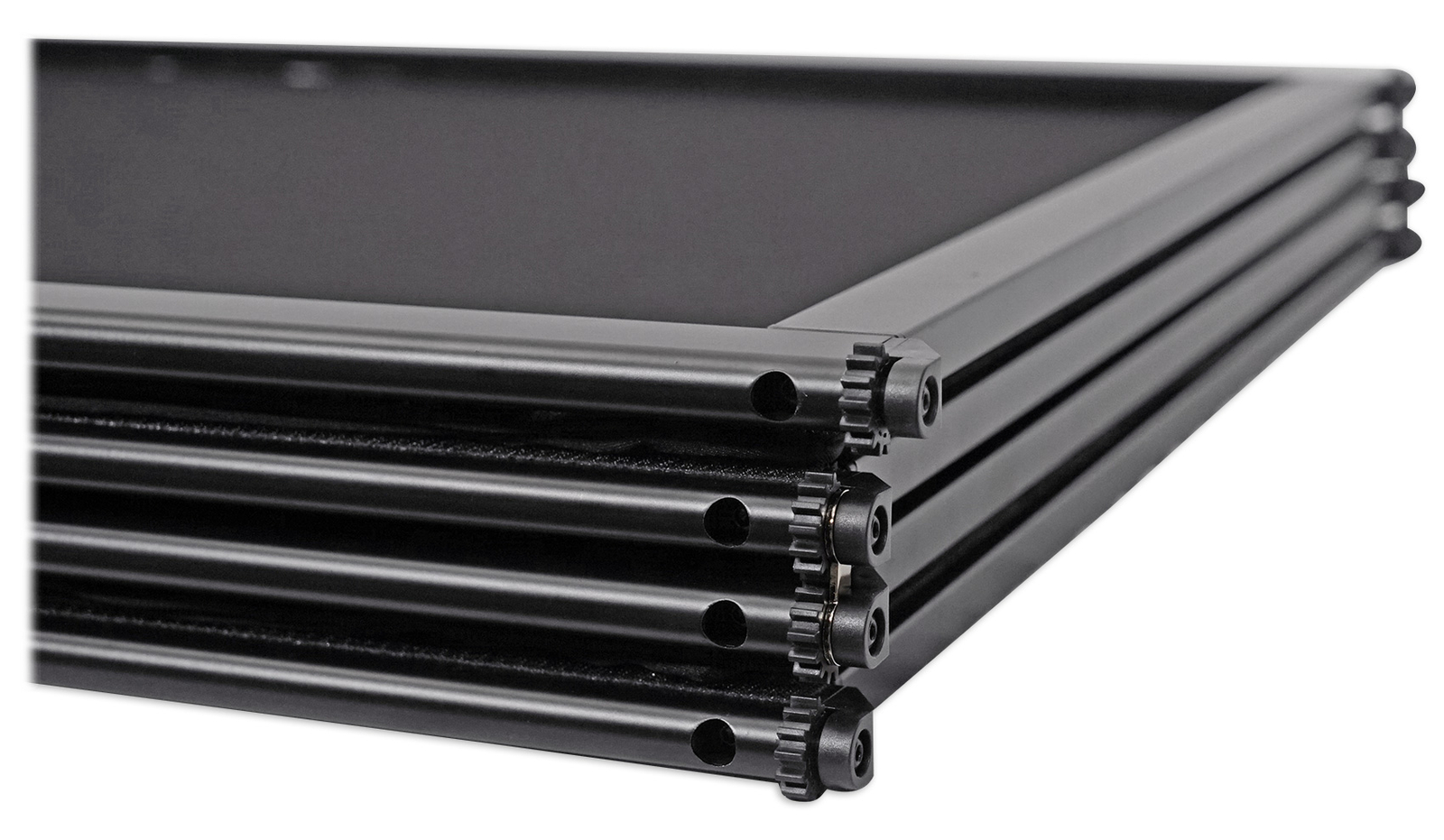 Rockville RFAAC DJ Event Facade Light Weight Metal Frame Booth+Travel Bag+Scrim