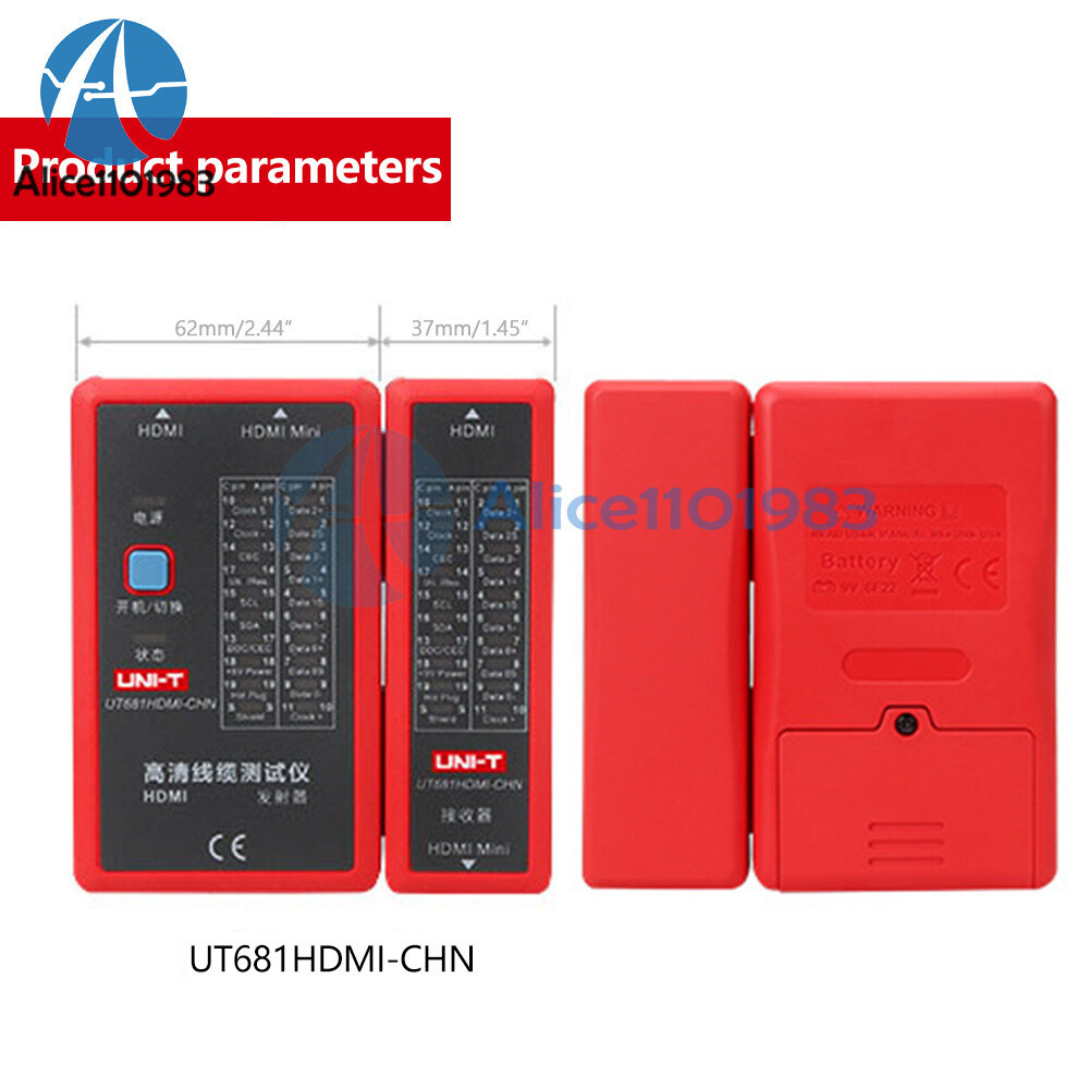 UNI-T UT681HDMI Cable Tester HDMI / MINI-HDMI High-definition Data Cable Tester