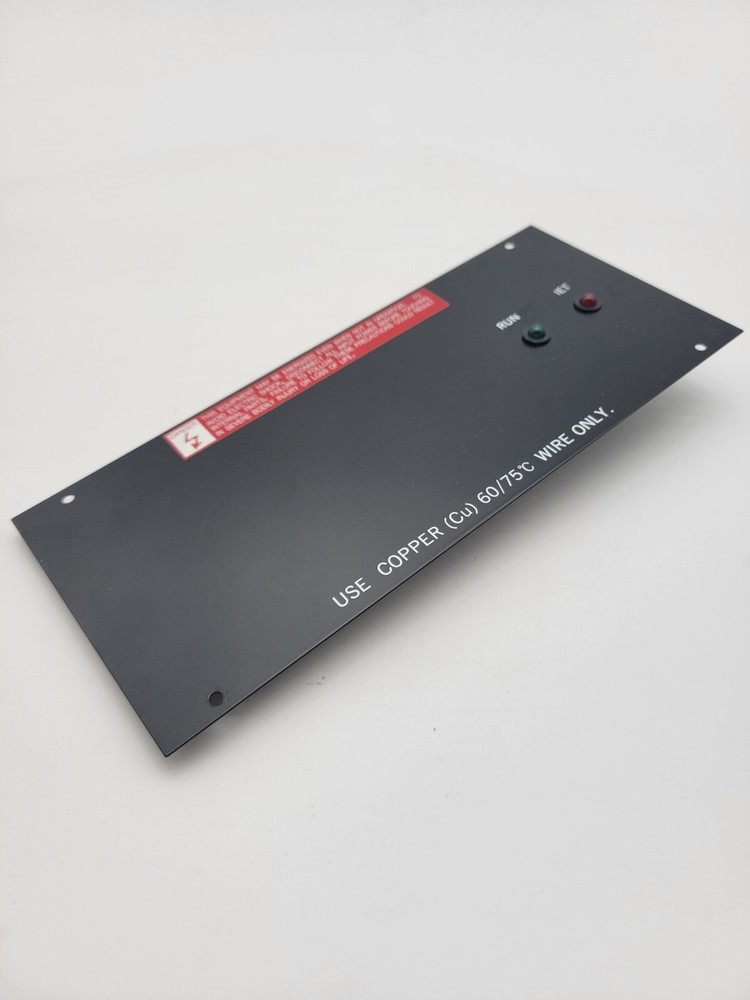 Reliance 1LS2004 RUN IET Panel Plate Indicator Light Assembly Frequency Meter