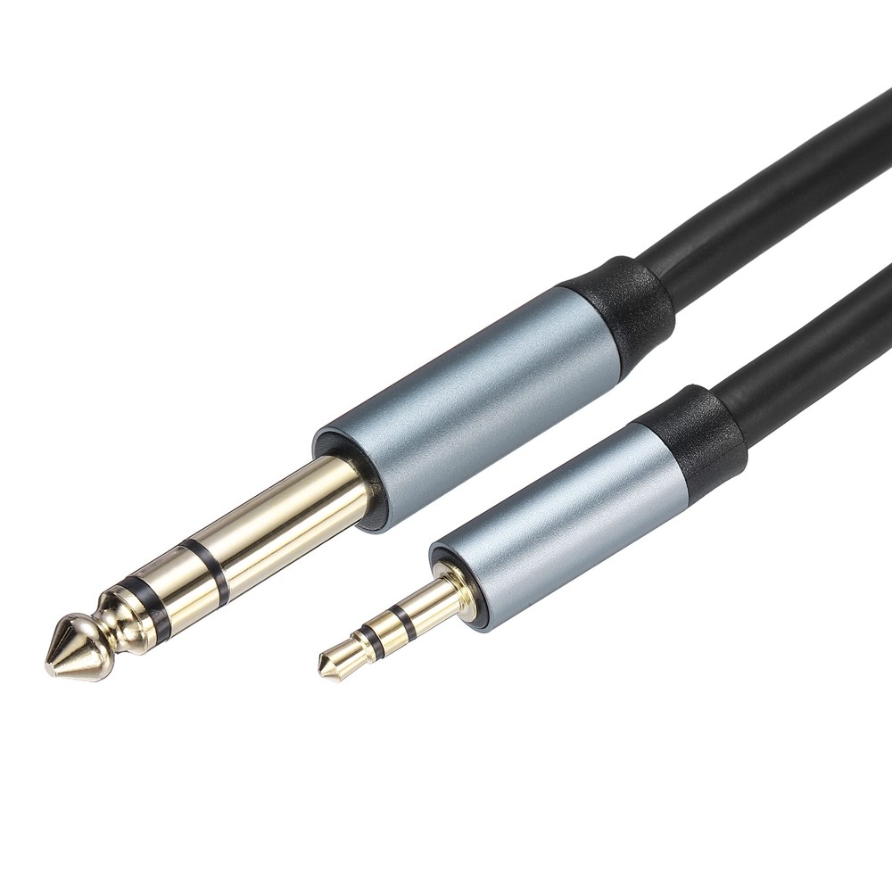 1/4" to 1/8"Stereo Audio Cable, 16FT Patch Cord Interconnect Adapter Cable,Black