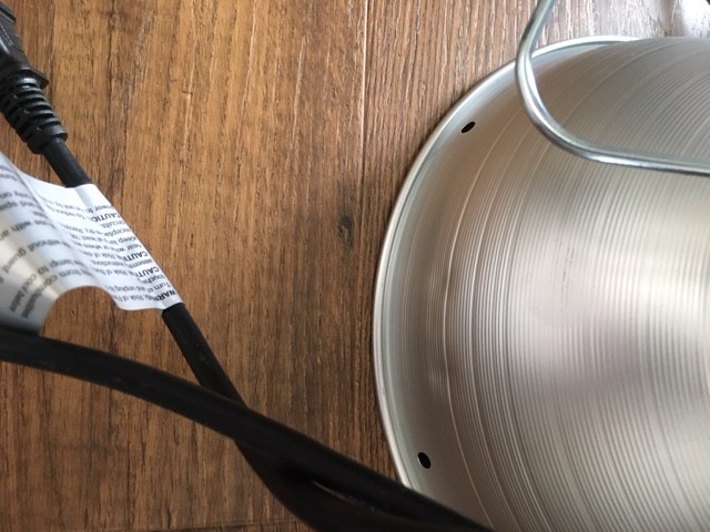 10" Chick Brooder Lamp 250W--Silver--See Description