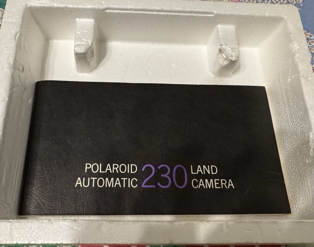 Polaroid Land Camera Automatic 230 Black/Gray Vintage Instant Camera