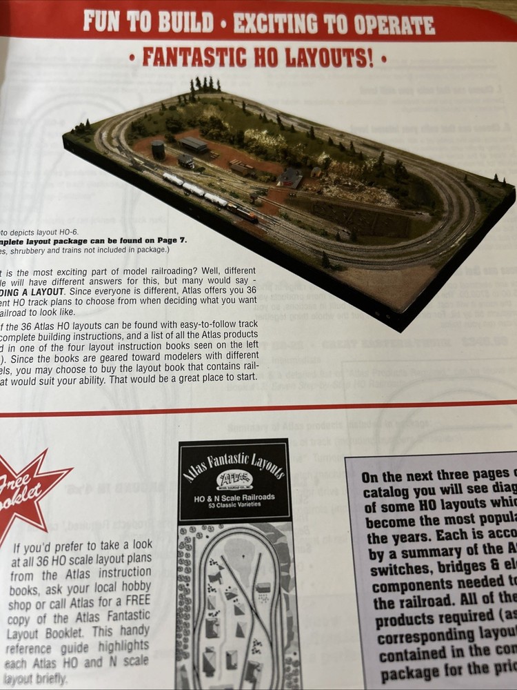 1994 ATLAS MODEL TRAIN FALL / WINTER CATALOG