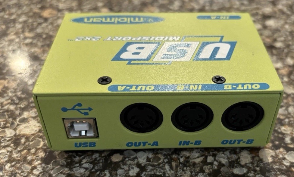 M-Audio Midiman USB MIDISPORT 2x2 Interface Only Working