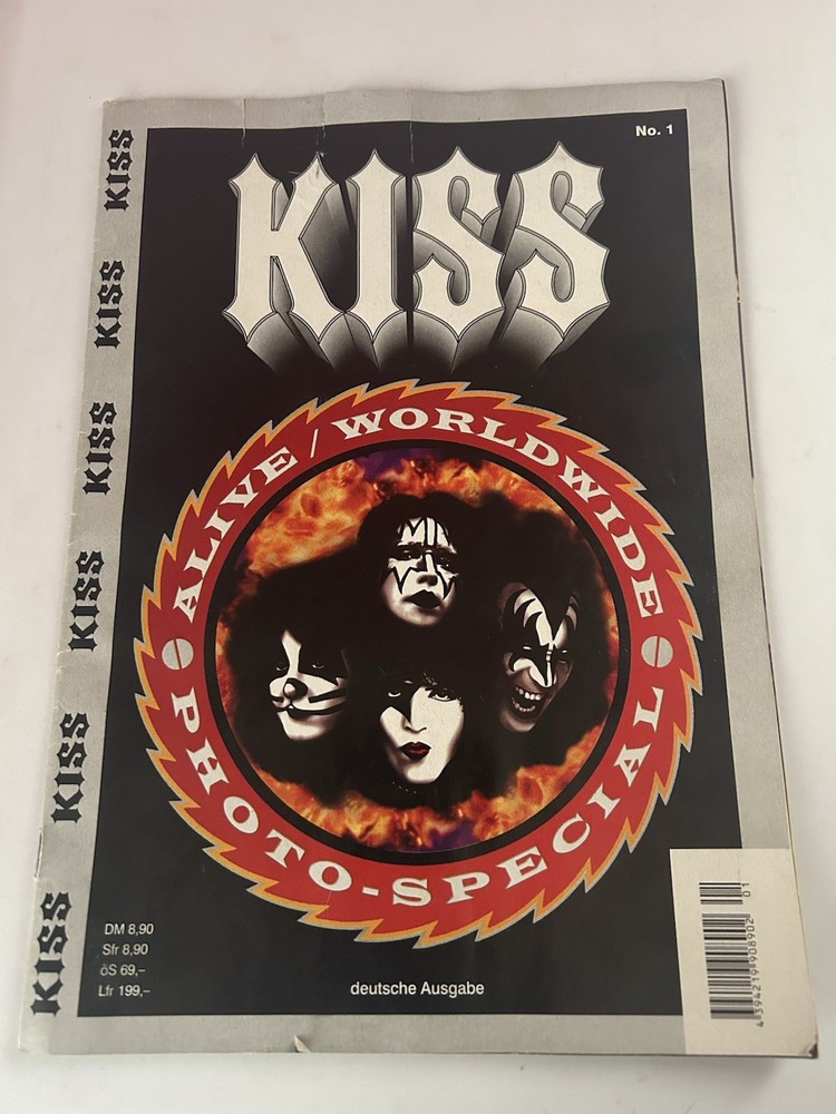 Kiss Alive Worldwide 1998 Photo Special Magazine German Edition! Free Shipping!