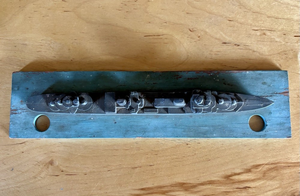 WWII Recognition Model Ship
