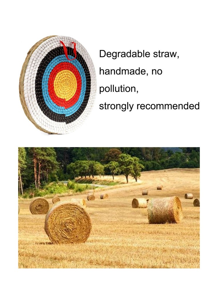 Archery Targets Straw Solid Hand-Made Archery Target for Recurve Bow Compound...
