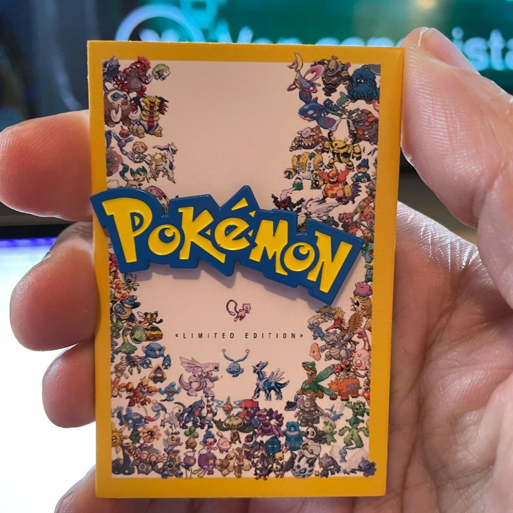 Pokemon logo Enamel Pin (New)