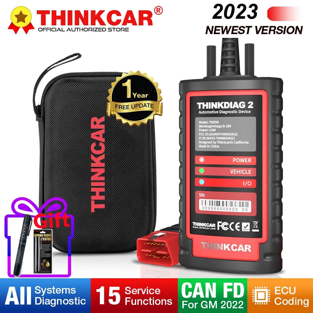 2023 THINKDIAG 2 All Brand Free CAN-FD Protocol Bidirectional Diagnostic Scanner