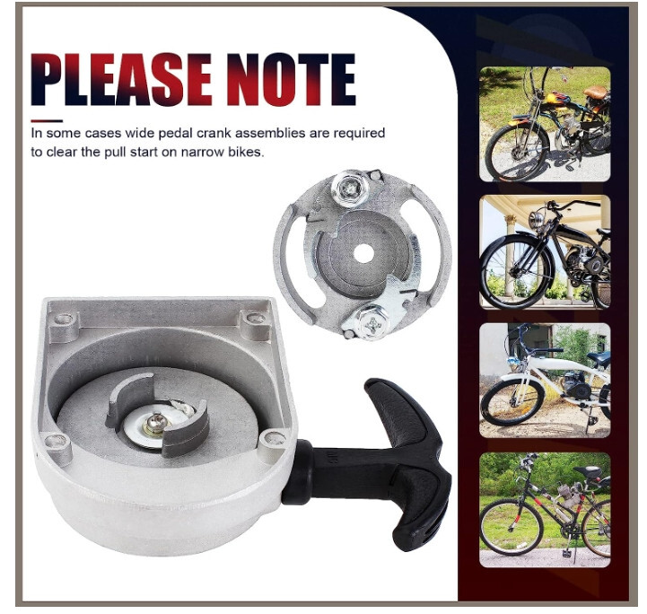 Alloy Pull Starter Start 66cc 80cc 2 Stroke Engine Motorized Bicycle M PU11