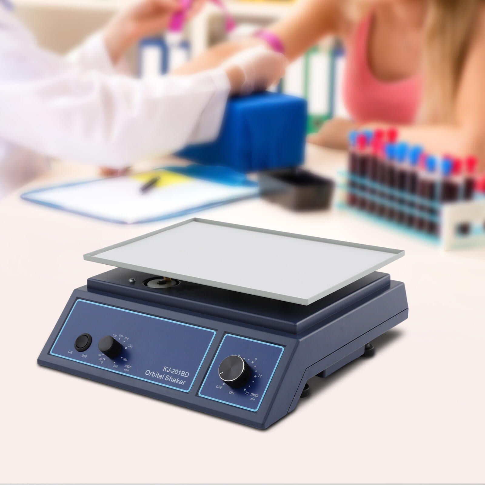 110V Adjustable Lab mixing Oscillator Orbital Shaker Horizontal Rotator Shaker