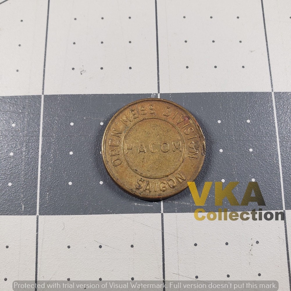 HACOM Open Mess Division Saigon Token Vietnam MACV