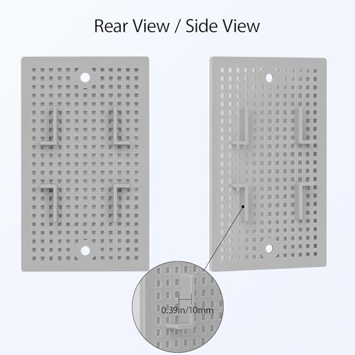 2pc Mounting Plate for Junction Box, ABS Plastic Internal 4.96"x2.99"(2pc)