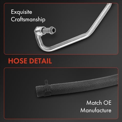 Power Steering Return Line Hose Assembly Compatible with Dodge Ram 2500 2005