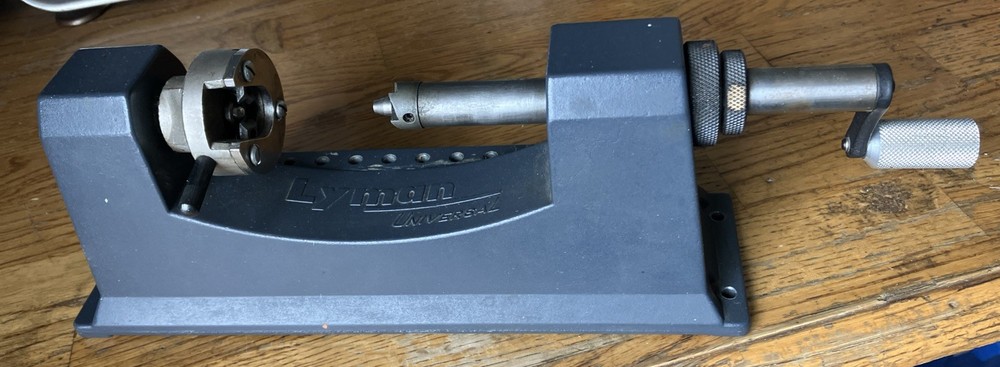 Lyman Universal Bullet Case Trimmer, Reloading tools, Reload, Deburing