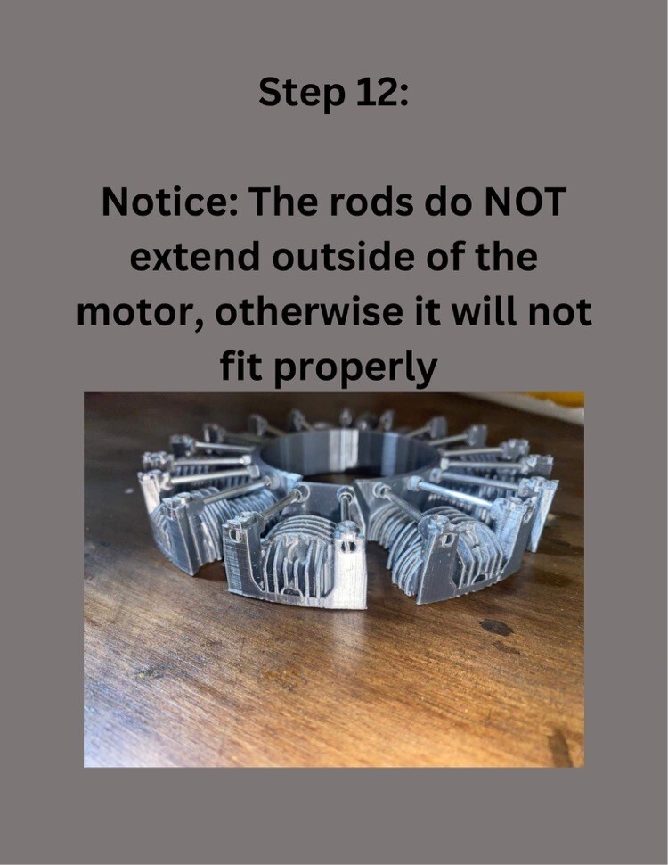 T-28 E-flite 2.0m Upgraded Direct Fit Dummy Radial Engine
