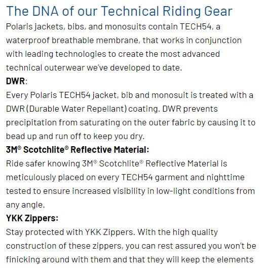 Polaris Youth TECH54 Switchback Jacket Black 2833045