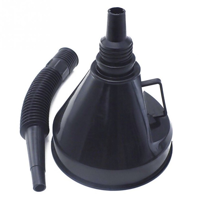 NEW Plastic Oil Filter Funnel Set: Universal Compatibility for Auto & Motorcycle