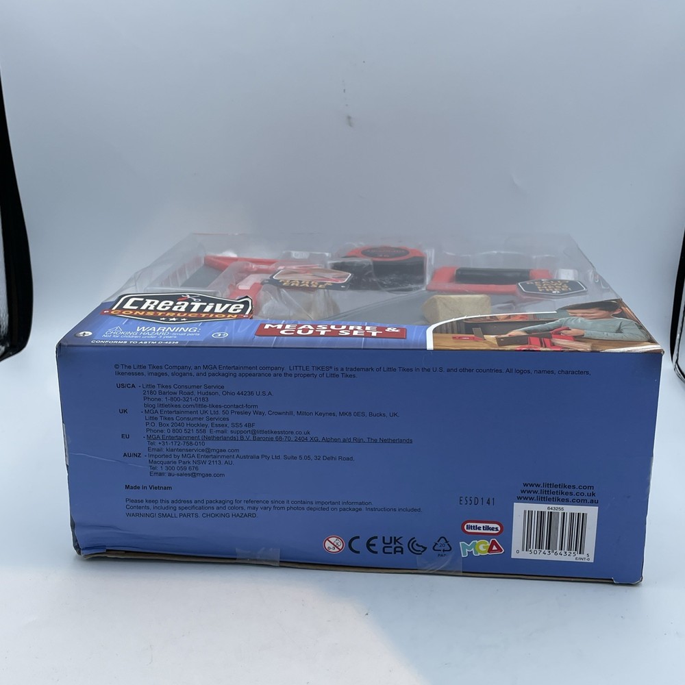little tikes Creative Construction Measure & Cut Set - Damaged Box