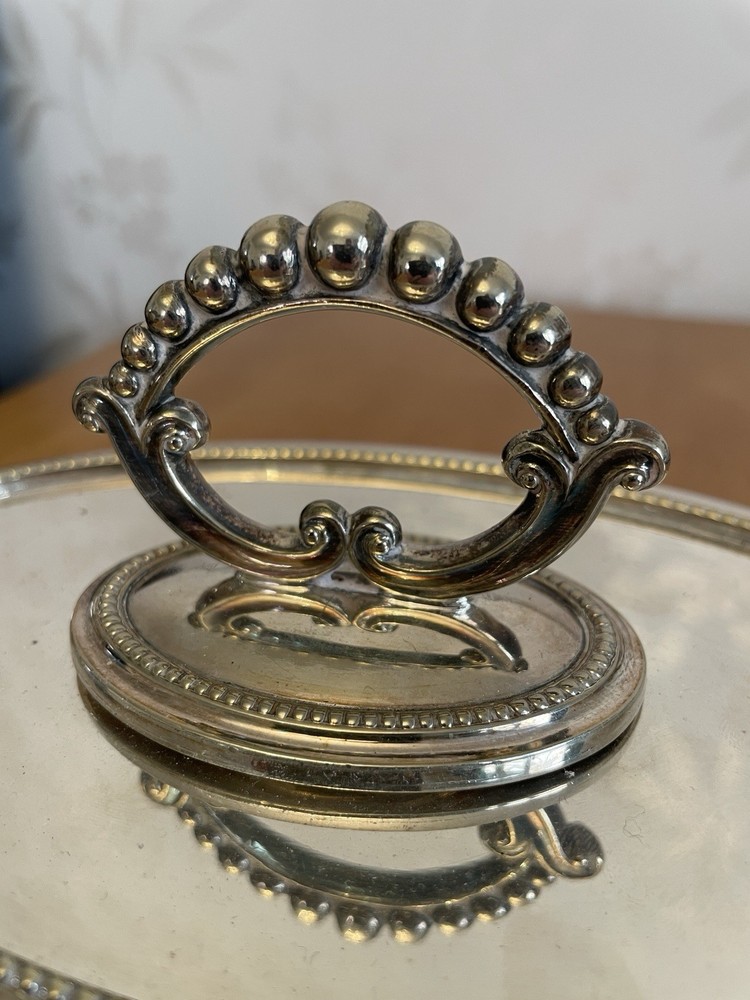 vintage silver plate serving bowl D&A E.P.N.S 6082