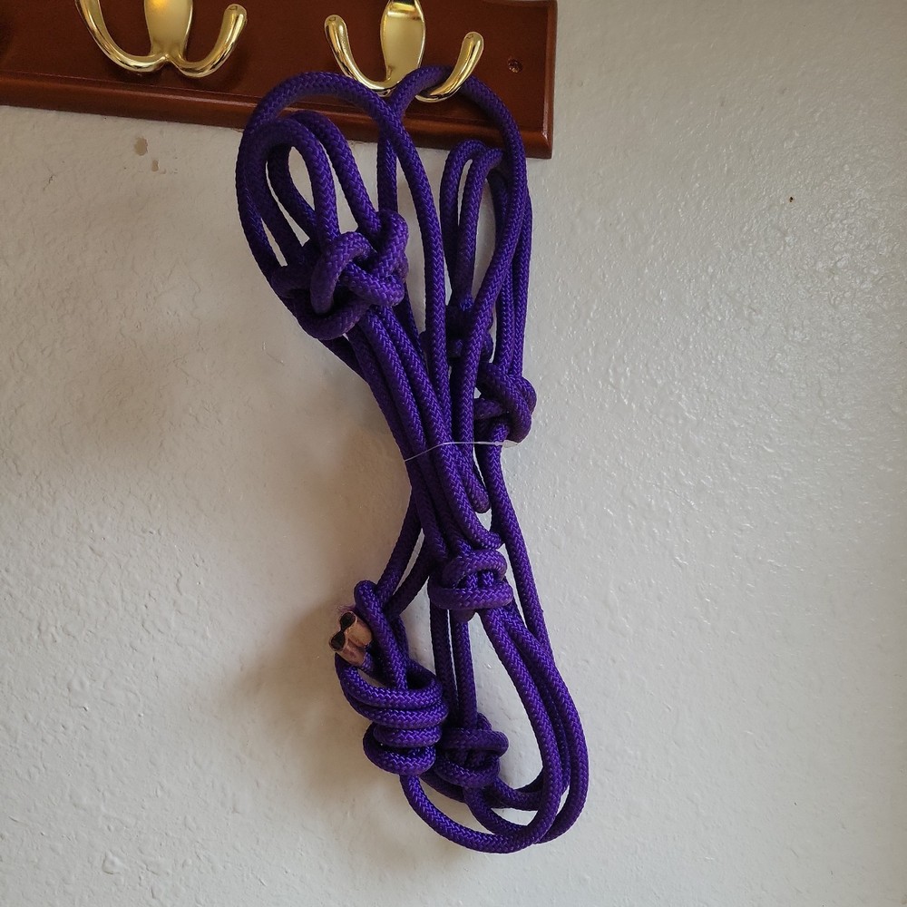 New Purple Rope Halter Average Horse