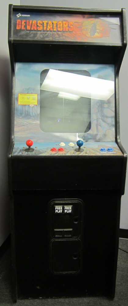 DEVASTATORS ARCADE MACHINE by KONAMI 1988 (Excellent Condition) *RARE*