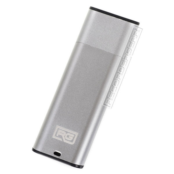RecorderGear FD10 USB Drive Voice Recorder Small Spy Recording, Gray Option