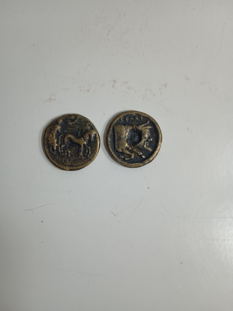 2 ancient Roman coin copies