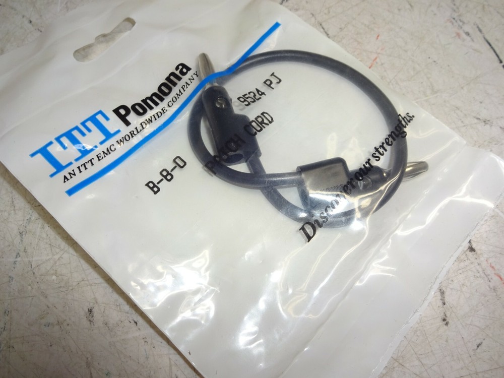 Pomona B-8-0 Banana Plug Patch Cord