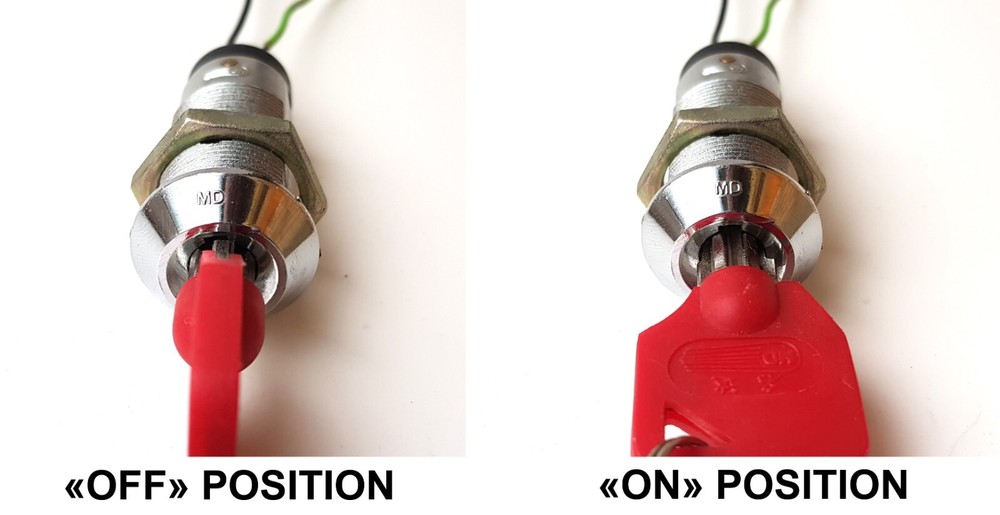 Electronic Key Switch Lock Off/On Lock Switch High security tubular MD