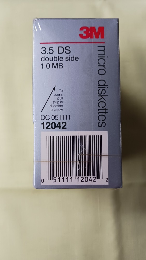 10 Pack 3M 3.5" Floppy Disks Diskettes New Sealed