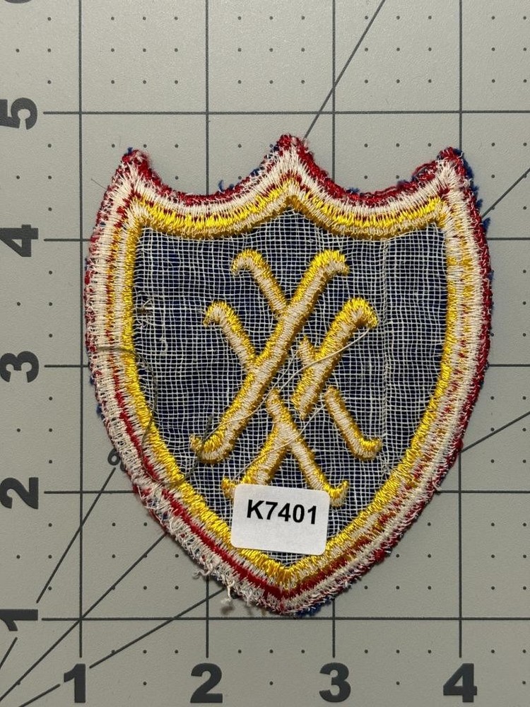 WW 2 US Army 20th Corps Twill Patch Inv# K7401
