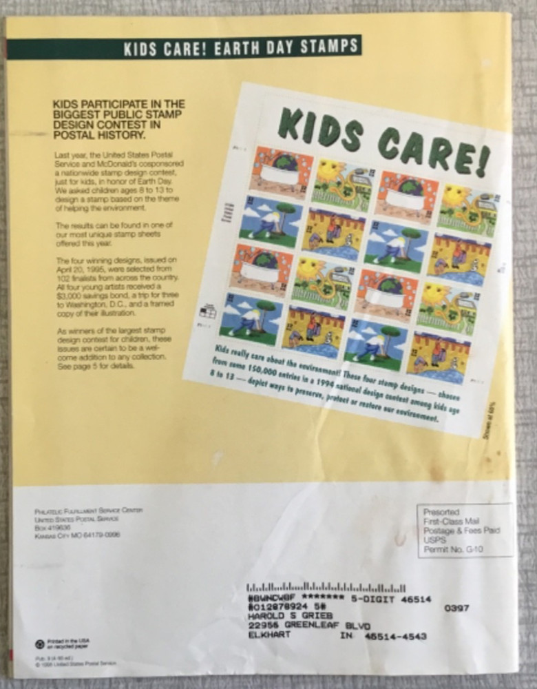 2 Stamps etc A Direct Mail Catalogs April to September 1995 Issues