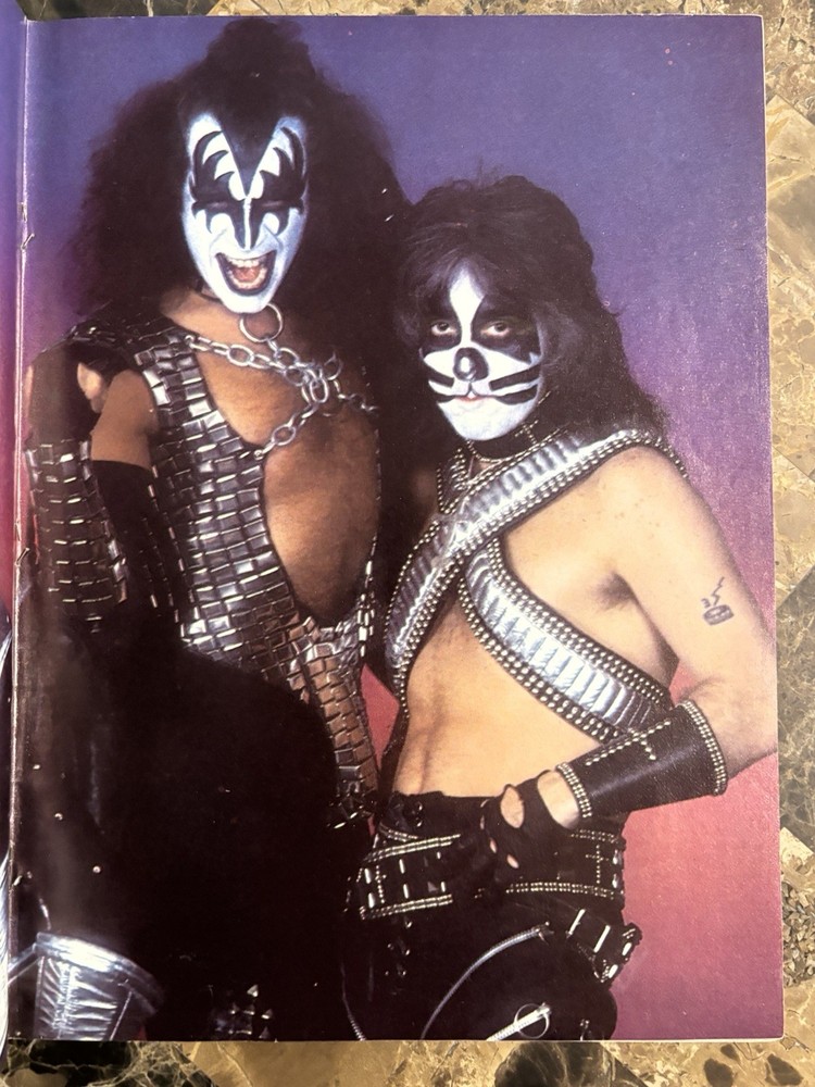 1979 PLATINUM; THE BEST OF KISS NO. 2, OFFICIAL KISS MAGAZINE, NO POSTER DAMAGED