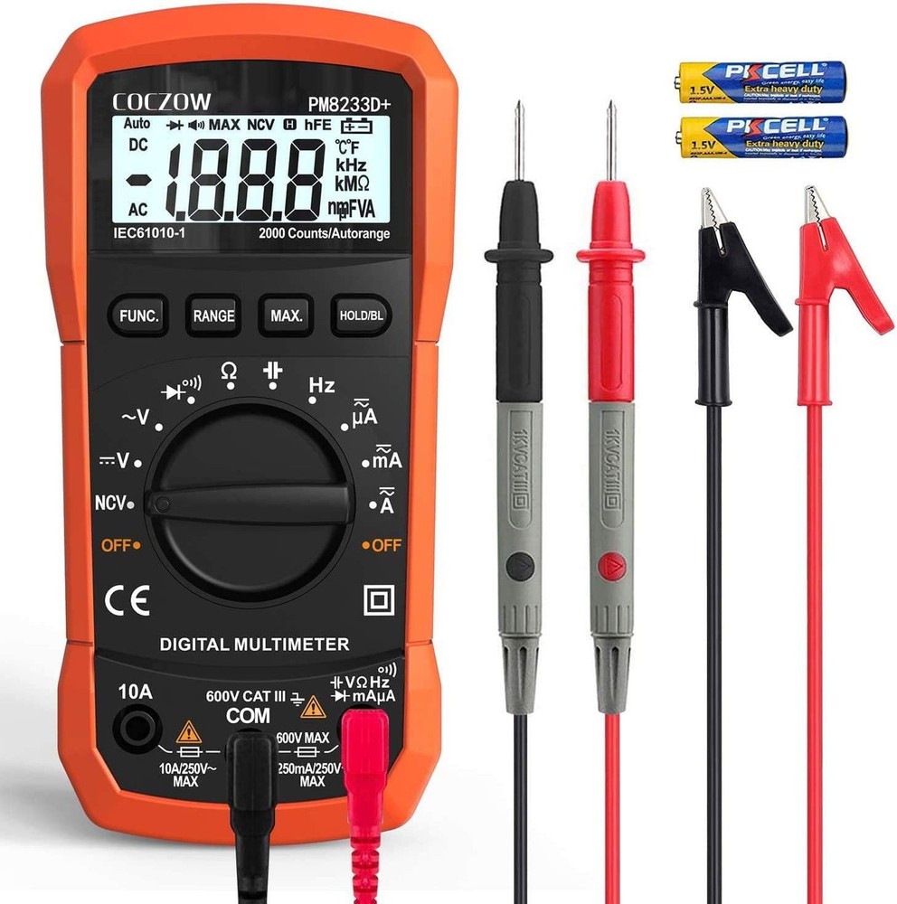 Digital Multimeter,Multimeter Tester, High Sensitivity Voltmeter Am... Fast Ship