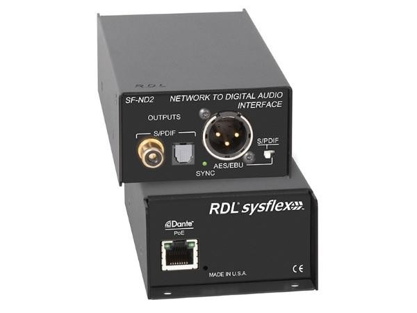 RDL SF-ND2 Network to Digital Audio Interface