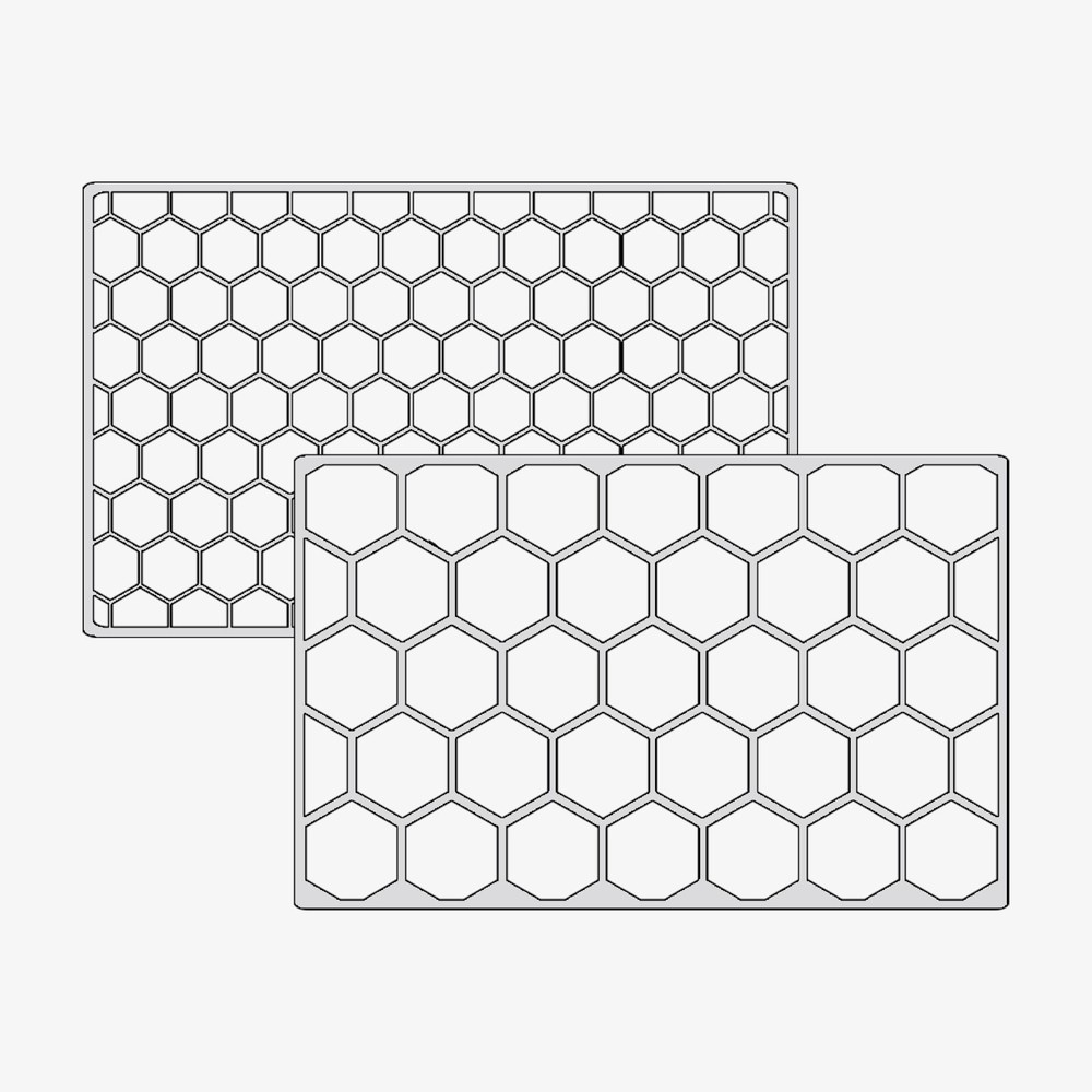 Honeycomb Set - Reusable Airbrush Stencil Template