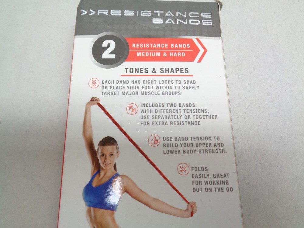 Resistance Bands New Medium & Hard By Silver One