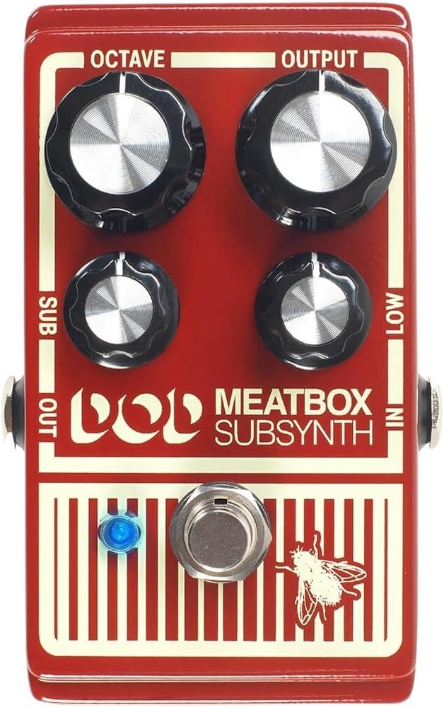 Digitech DOD Meatbox Subharmonic Synthesizer Pedal w/ Two Free Patch Cables